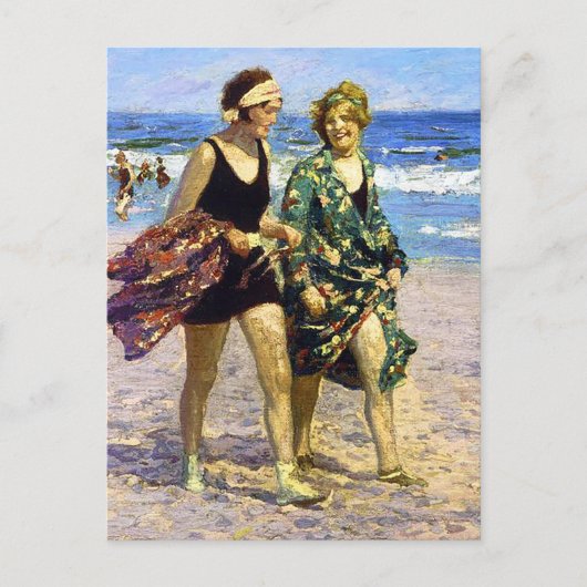 Carte Postale Femmes à Sea Edward Henry Potthast (Devant)