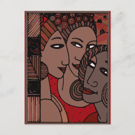 Carte Postale Femmes afro-américaines (Devant)