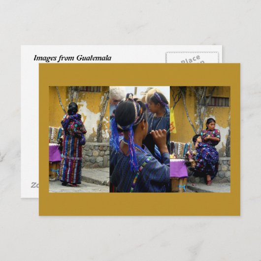 Carte Postale Femmes Atitlan (Devant / Derrière)