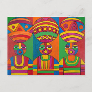 Carte Postale Femmes avec Calabash II