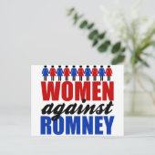 Carte Postale Femmes contre Romney (Debout devant)