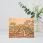 Carte Postale Femmes cueillant des olives par van Gogh : (Debout devant)