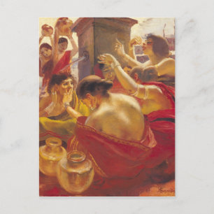 Carte Postale Femmes de Madura à la fontaine