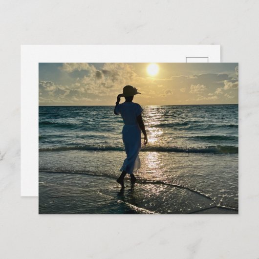 Carte Postale Femmes de plage (Devant / Derrière)