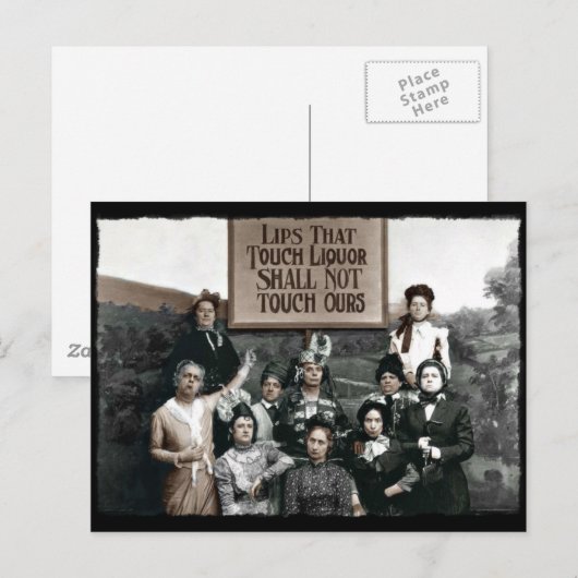 Carte Postale Femmes d'interdiction (Devant / Derrière)