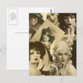 Carte Postale Femmes dramatiques du passé (Devant / Derrière)