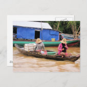 Carte Postale Femmes du Cambodge (Devant / Derrière)