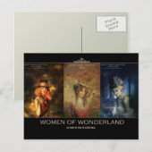 Carte postale Femmes du pays des merveilles (Devant / Derrière)