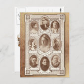 Carte Postale Femmes éminentes (Devant / Derrière)