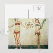 Carte Postale Femmes en 'bikinis' (Devant / Derrière)