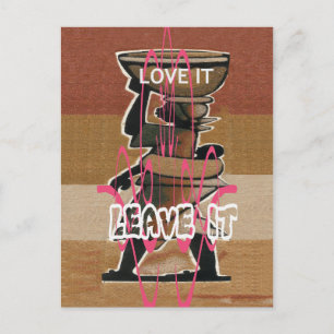 Carte Postale Femmes et enfants La vie n'est pas juste ; habitue