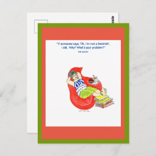 Carte Postale Femmes fortes 'féministes'