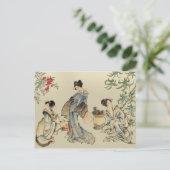 Carte Postale Femmes japonaises en vêtements traditionnels (Debout devant)