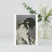 Carte Postale Femmes japonaises essuyant son visage (Debout devant)