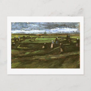 Carte Postale Femmes Mending Nets in the Dunes Van Gogh Art