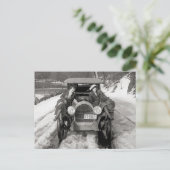 Carte Postale Femmes Posing Sur Automobile, 1920 (Debout devant)