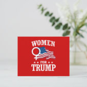 CARTE POSTALE FEMMES POUR TRUMP (Debout devant)