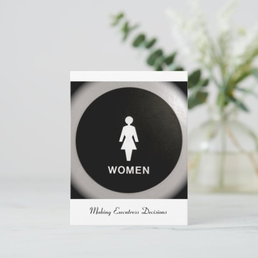 Carte Postale Femmes - Prise de décisions d'exécution (Debout devant)