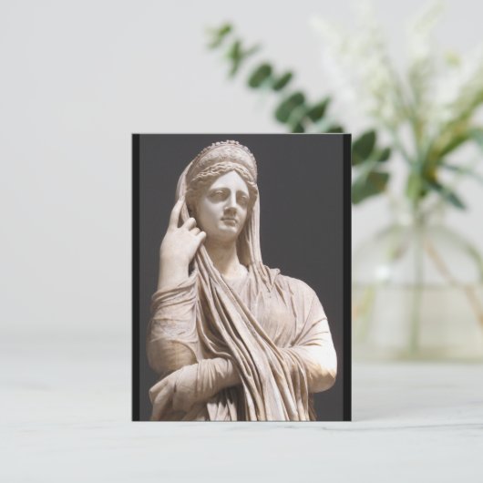 Carte Postale Femmes romaines impériales - statue (Debout devant)