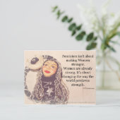Carte postale Femmes sont fortes (Debout devant)