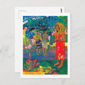 Carte Postale Femmes tahitiennes, Gauguin (Devant / Derrière)