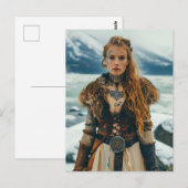 Carte Postale Femmes Vikings Guerrières Intemporelles (Devant / Derrière)