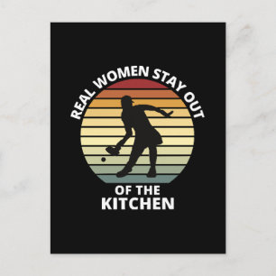 Carte Postale Femmes vintages de Pickleball