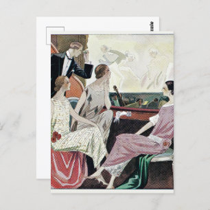 Carte Postale Femmes Vintages en vedette 1930