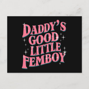 Carte Postale Femoby, le Gay pride LGBT de Daddy's Good Little F
