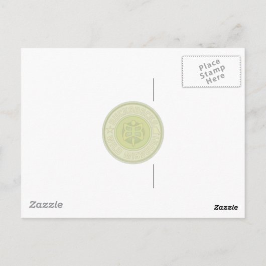 Carte postale Fence Lizard. (Dos)