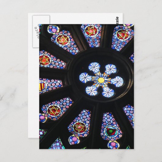 Carte Postale Fenêtre à Barcelone (Devant / Derrière)