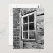 Carte Postale Fenêtre dans hier (Devant / Derrière)