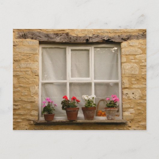 Carte Postale "Fenêtre de chalet" (Devant)