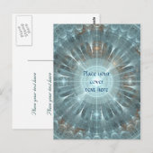 Carte Postale Fenêtre de la cathédrale de Noël (Devant / Derrière)