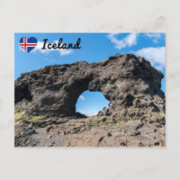 Fenêtre de lave à Dimmuborgir, région de Myvatn -