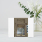 Carte Postale Fenêtre de ticket de gare (Debout devant)