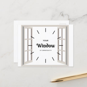 Carte postale Fenêtre d'opportunité