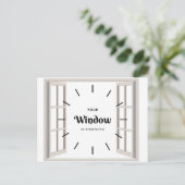 Carte postale Fenêtre d'opportunité (Debout devant)