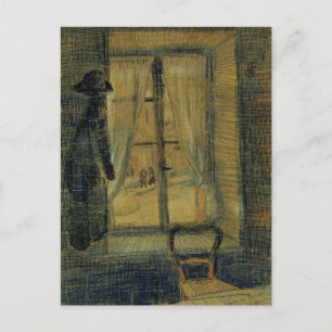 Carte Postale Fenêtre du Restaurant de la Bataille par Vincent v
