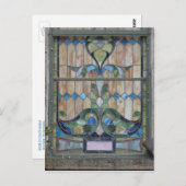 Carte Postale Fenêtre Église (Devant / Derrière)