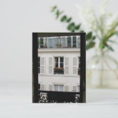 Carte postale Fenêtre Parisienne (Debout devant)