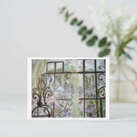 Carte Postale Fenêtre Reines (Debout devant)