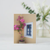 Carte Postale Fenêtre Santorin (Debout devant)