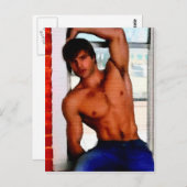 Carte Postale Fenêtre Shopping (Devant / Derrière)