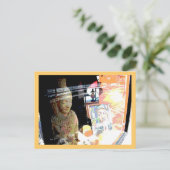 Carte Postale Fenêtre Store (Debout devant)