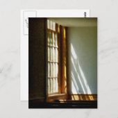 Carte Postale Fenêtre Sun Streaming Through (Devant / Derrière)