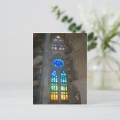 Carte Postale Fenêtres en verre arc-en-ciel (Debout devant)