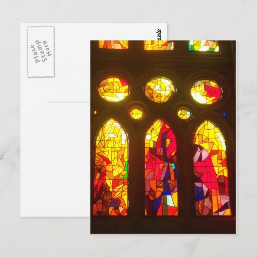 Carte Postale Fenêtres vitrées (Devant / Derrière)