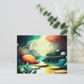 Carte Postale Feng Shui Loi d'Attraction Abondance Affirmation (Debout devant)