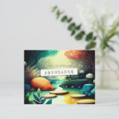 Carte Postale Feng Shui Loi d'attraction Abondance Affirmation (Debout devant)